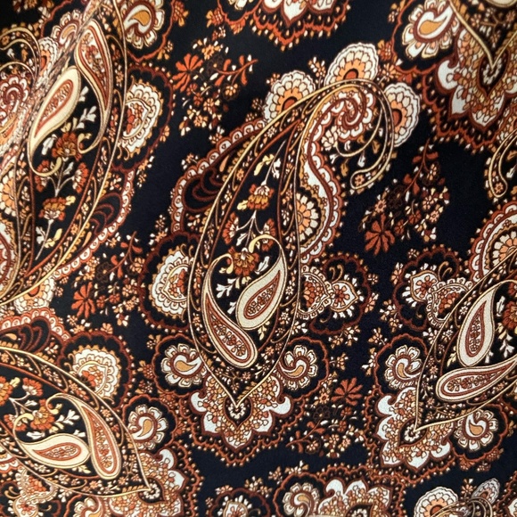 Nili Lotan x Target Paisley Print Brown Slip Dress - Picture 2 of 8